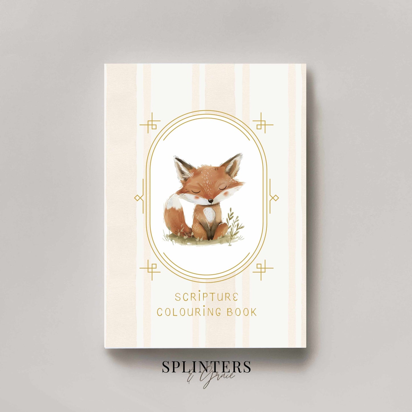 01 - Scripture Colouring Book - Fox Cover