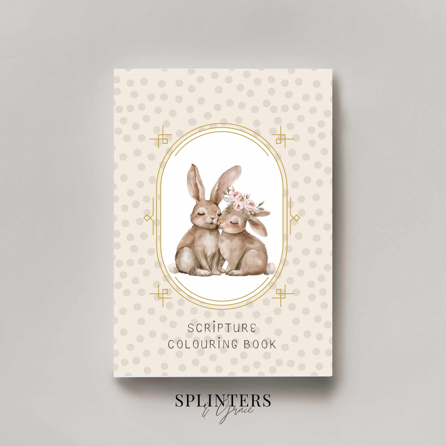 06 - Scripture Colouring Book - Bunnies Cover