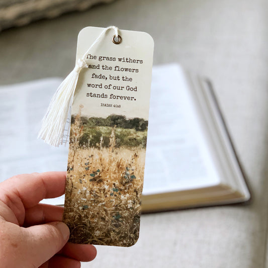 003. The Grass Withers Bookmark