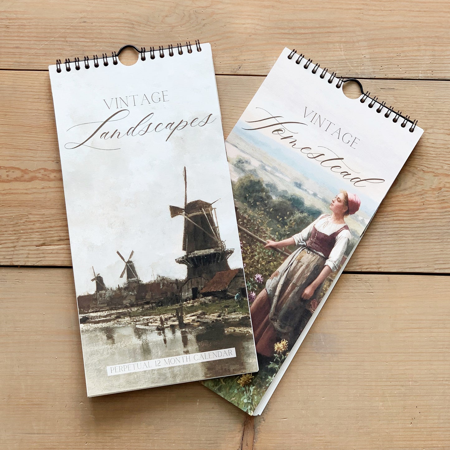 Vintage Landscapes Perpetual Calendar