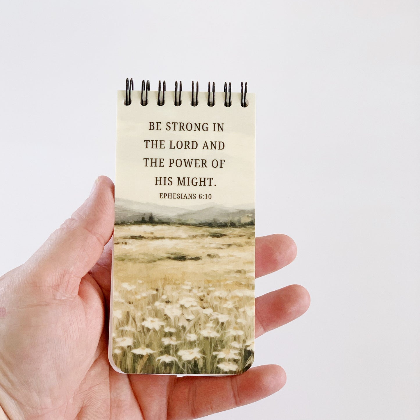 01. Mini Notebook - Be Strong in the Lord