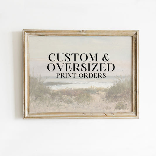 CUSTOM & OVERSIZED PRINTS