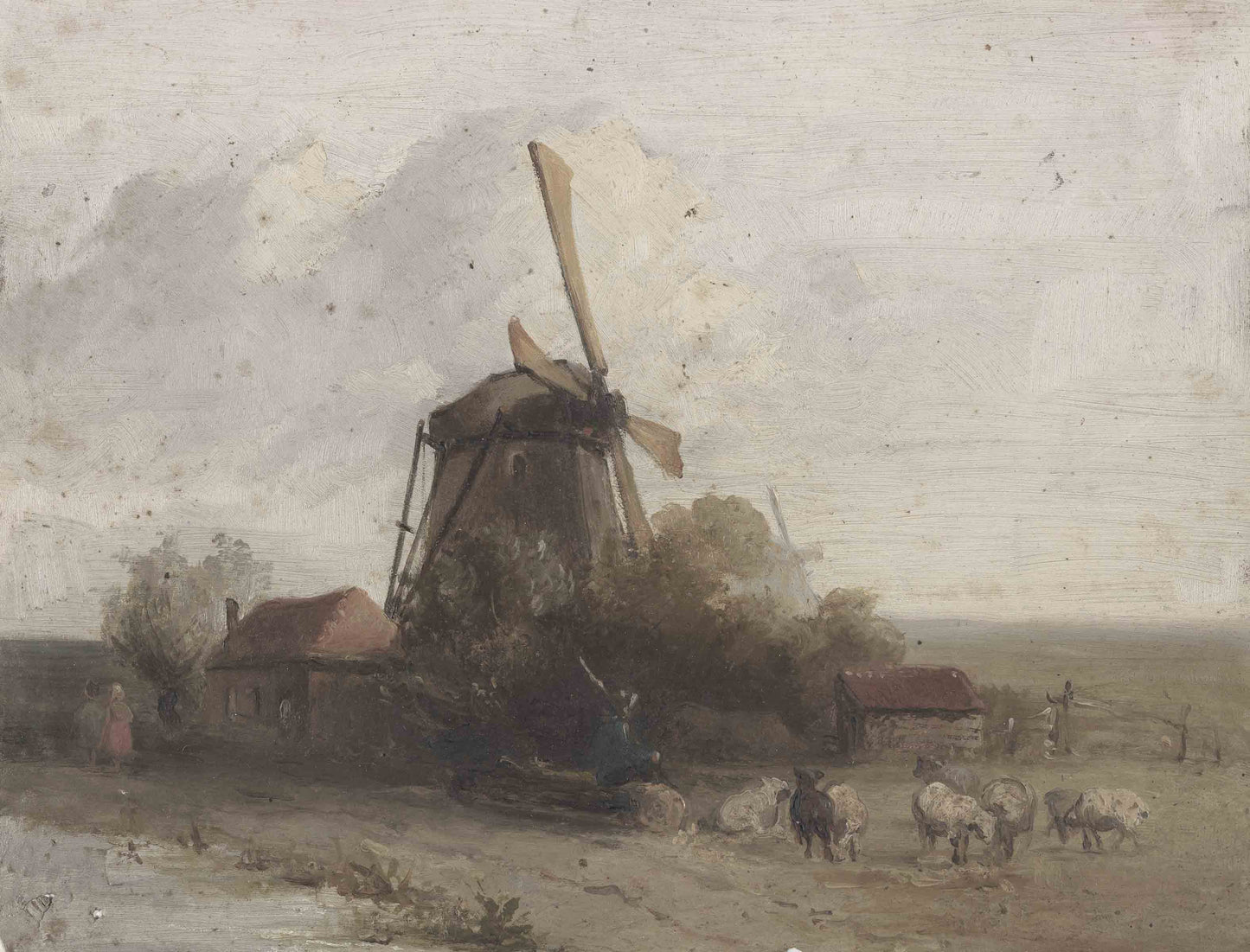 184. Windmill Landscape