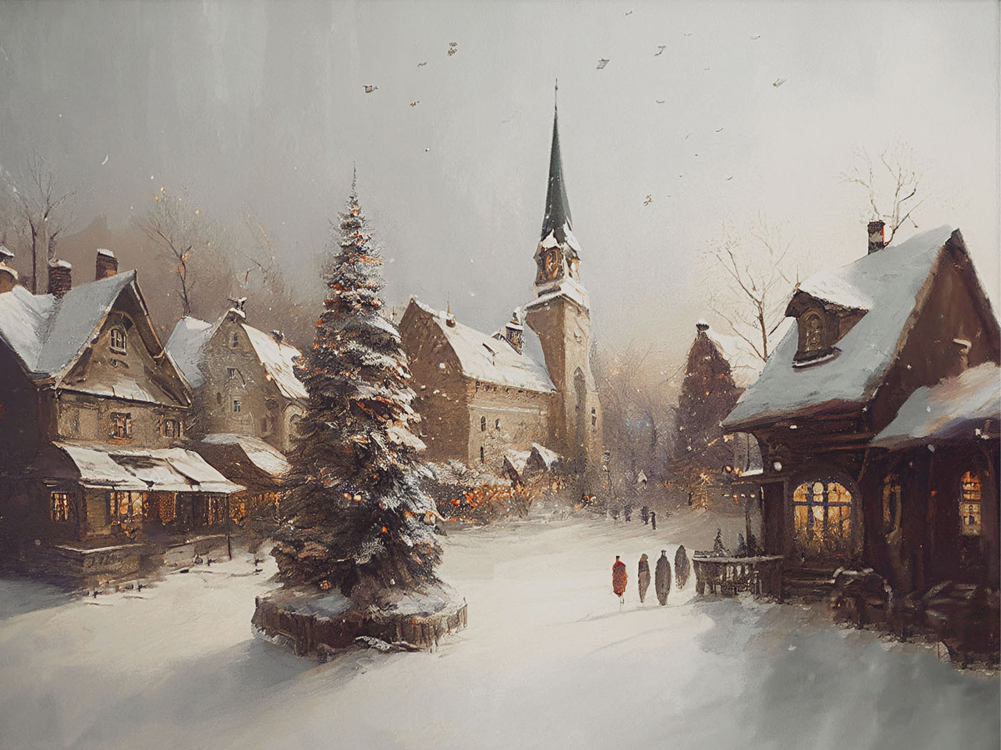 826. A Winter Village