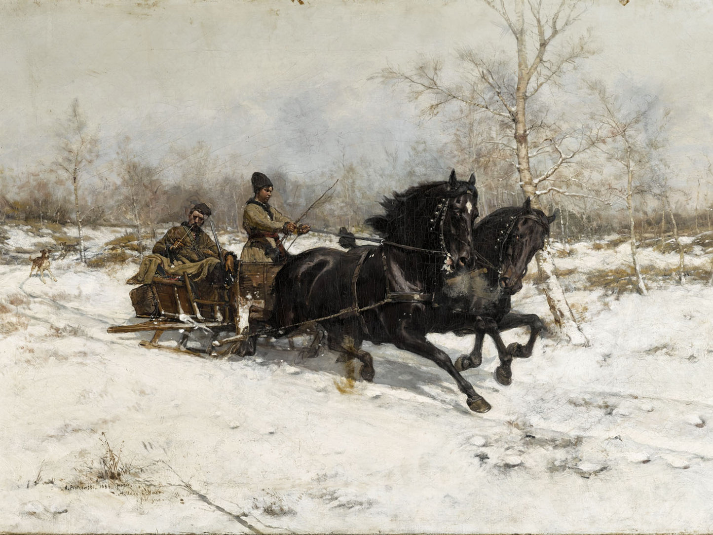 833. Horse Drawn Sleigh