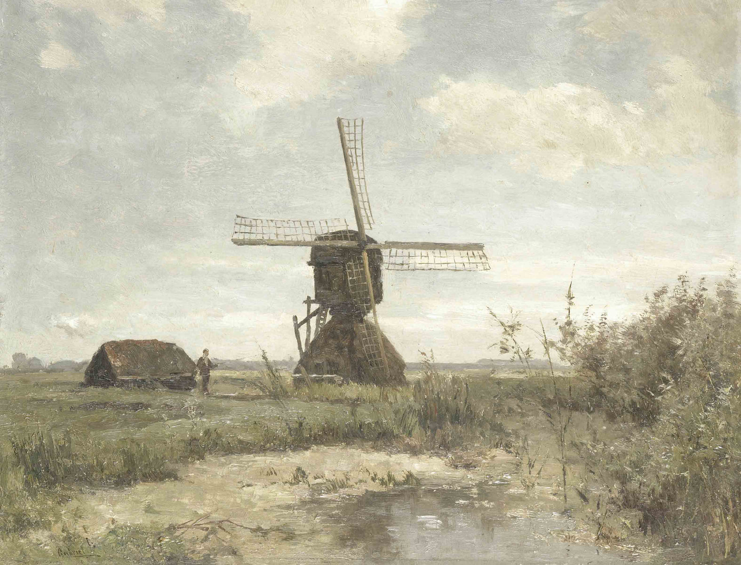 124. Windmill Scenery